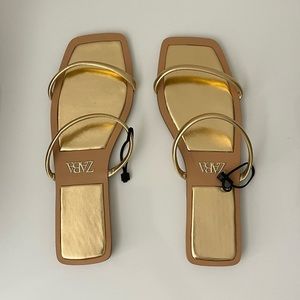 Zara Gold Sandals